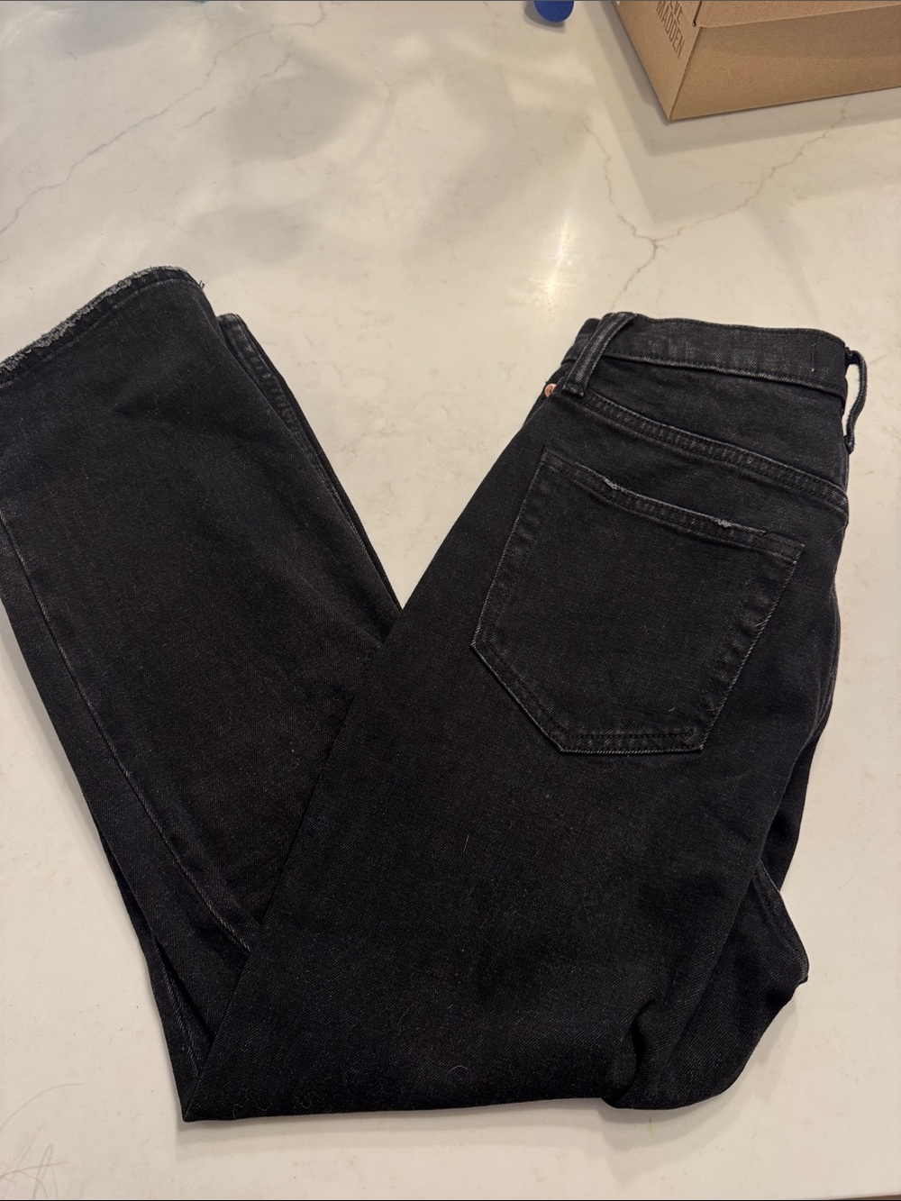 Abercrombie High-Rise Ankle Straight Jeans - curve love